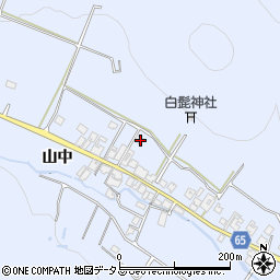兵庫県加古川市志方町山中160-2周辺の地図