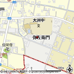 静岡県藤枝市弥左衛門512周辺の地図