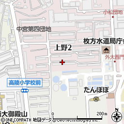 中宮第３団地周辺の地図