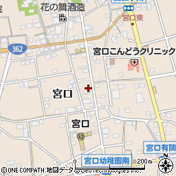 静岡県浜松市浜名区宮口585周辺の地図