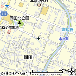 兵庫県姫路市岡田243-5周辺の地図