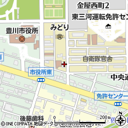 豊川市シルバー人材センター（公益社団法人）周辺の地図