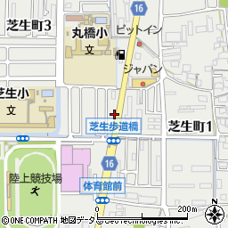 大阪府高槻市芝生町3丁目3周辺の地図