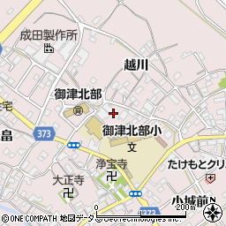 愛知県豊川市御津町広石神子田周辺の地図