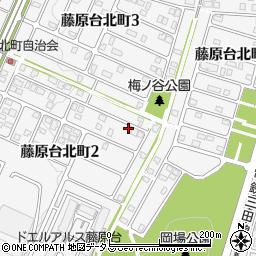 兵庫県神戸市北区藤原台北町2丁目5-20周辺の地図