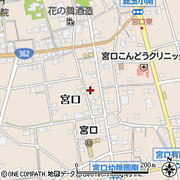 静岡県浜松市浜名区宮口586周辺の地図