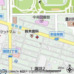 キタムラカメラ豊川・諏訪店周辺の地図