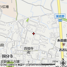兵庫県姫路市御国野町国分寺743-7周辺の地図