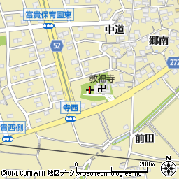 愛知県知多郡武豊町冨貴寺西周辺の地図