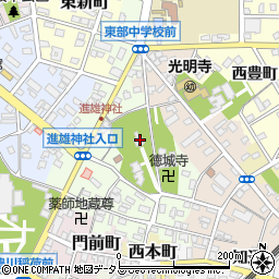 進雄神社周辺の地図