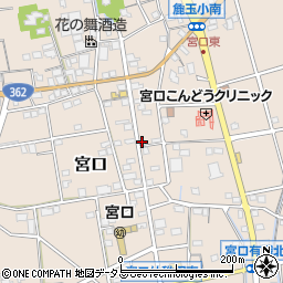 静岡県浜松市浜名区宮口588周辺の地図