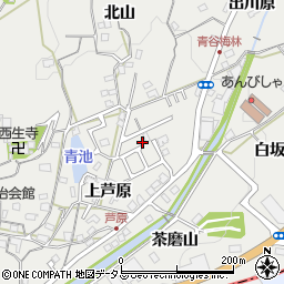 京都府城陽市市辺上芦原周辺の地図