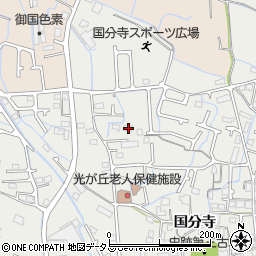 兵庫県姫路市御国野町国分寺256周辺の地図