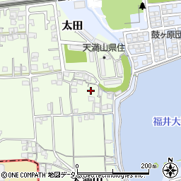 兵庫県揖保郡太子町天満山123周辺の地図