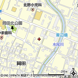 兵庫県姫路市岡田247-3周辺の地図