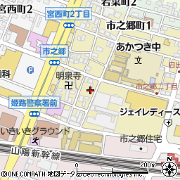 兵庫県姫路市市之郷町3丁目46周辺の地図