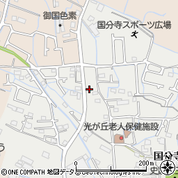 兵庫県姫路市御国野町国分寺221周辺の地図