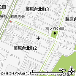 兵庫県神戸市北区藤原台北町2丁目5-16周辺の地図