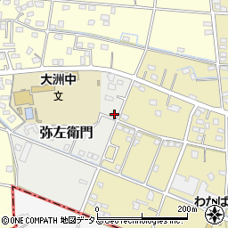 静岡県藤枝市弥左衛門507-2周辺の地図