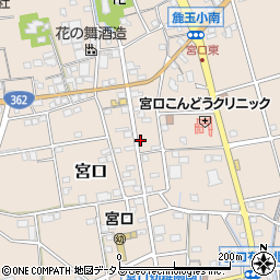 静岡県浜松市浜名区宮口592-4周辺の地図