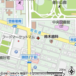 セブンイレブン豊川諏訪２丁目店周辺の地図