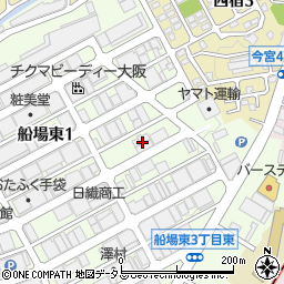 大阪デリバリーＯＤＫビル周辺の地図