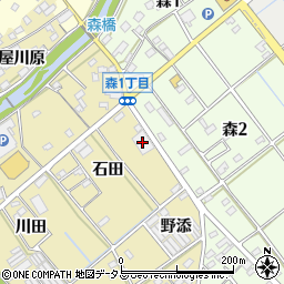 豊川製作所周辺の地図