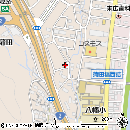 兵庫県姫路市広畑区西蒲田1843周辺の地図