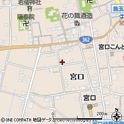 静岡県浜松市浜名区宮口519-2周辺の地図