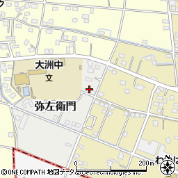 静岡県藤枝市弥左衛門507周辺の地図