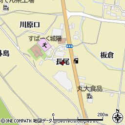 京都府城陽市奈島（長尾）周辺の地図