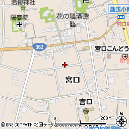 静岡県浜松市浜名区宮口521周辺の地図
