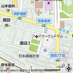 豊川市諏訪公共駐車場周辺の地図