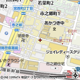 兵庫県姫路市市之郷町3丁目49周辺の地図