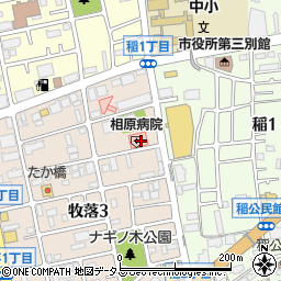 相原病院周辺の地図