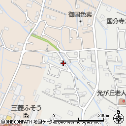 兵庫県姫路市御国野町国分寺2-12周辺の地図
