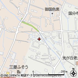 兵庫県姫路市御国野町国分寺2-10周辺の地図