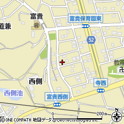 愛知県知多郡武豊町冨貴新西側65周辺の地図