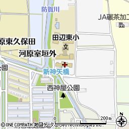 京田辺市立　河原保育所分園周辺の地図