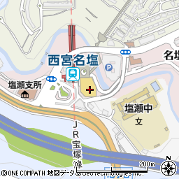 ナシオン中川薬局エコール店周辺の地図