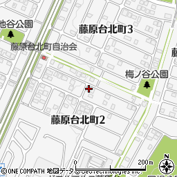 兵庫県神戸市北区藤原台北町2丁目5-12周辺の地図