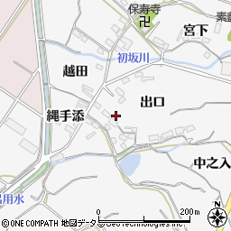 愛知県豊橋市石巻小野田町出口周辺の地図