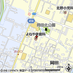 兵庫県姫路市岡田350周辺の地図
