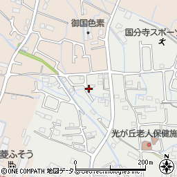 兵庫県姫路市御国野町国分寺203-7周辺の地図