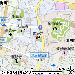 高法寺周辺の地図