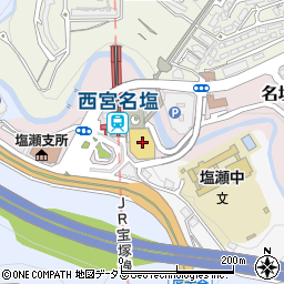 池田泉州銀行ＪＲ西宮名塩駅前 ＡＴＭ周辺の地図