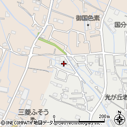 兵庫県姫路市御国野町国分寺2-9周辺の地図