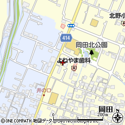 兵庫県姫路市岡田356周辺の地図