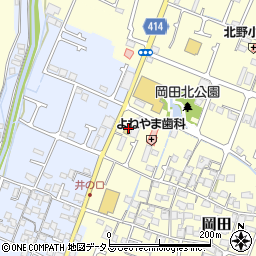 兵庫県姫路市岡田356周辺の地図