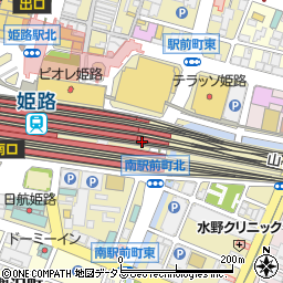 タイムズＪＲ姫路駅東第２駐車場周辺の地図
